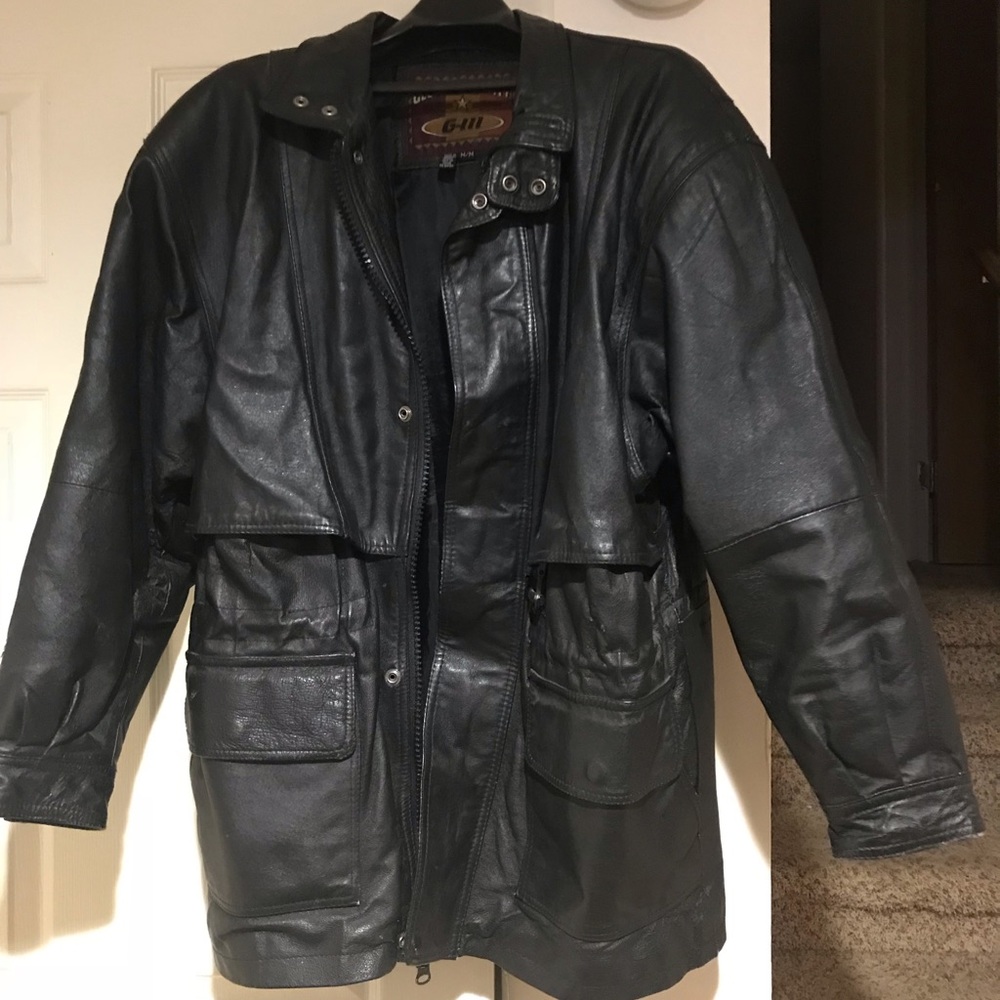 Men’s Black Leather Jacket